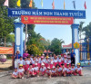 Trẻ Khối lá thăm quan trường Tiều học Thanh Tuyền